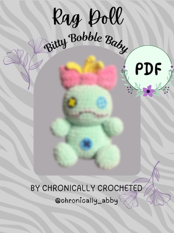 10 Scrump Crochet Patterns 10 Crochet Ohana Friends Amigurumi Voodoo Doll l Monster