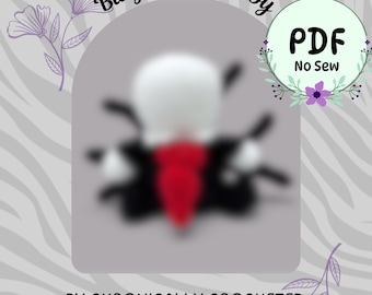 Slenderman Crochet Pattern | Horror | No Sew Amigurumi Pattern | Slendy Bitty Bobble Baby | Creepy Pasta PDF | Assailant | Intermediate