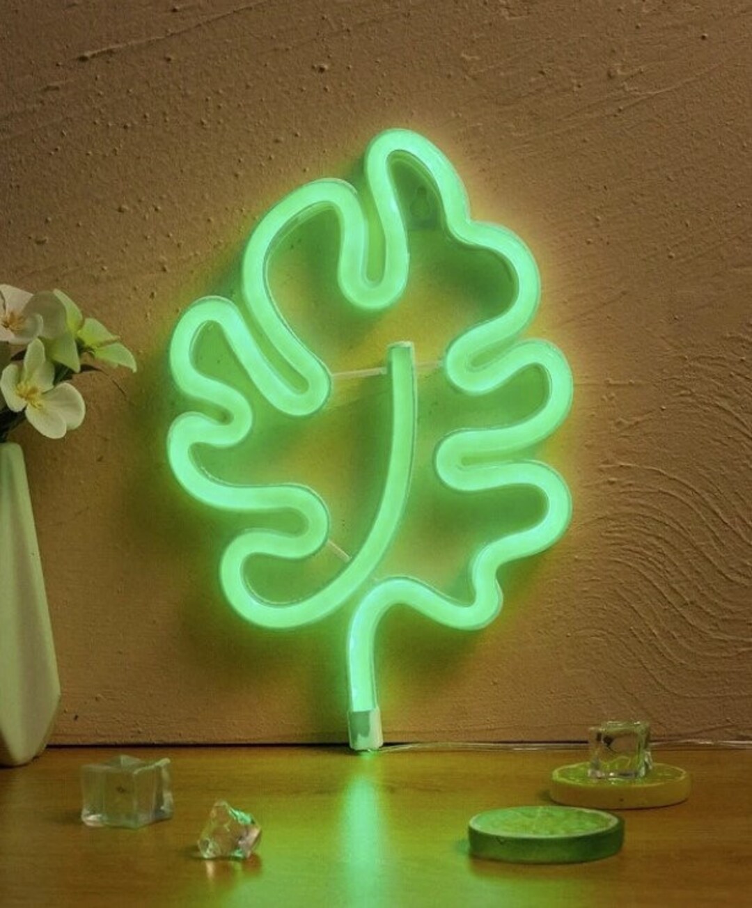 Monstera Plant Neon Light Home Decor Room Decor Kids Wall Etsy