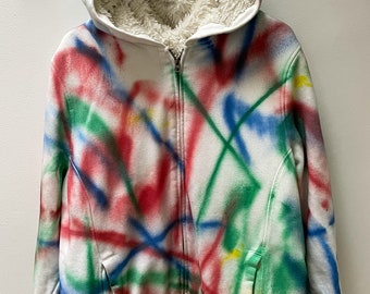 【COSYHARU】Spray Painting Hoodie COSYHARU (コシハル) - スプレーペインティングフーディ / Spray