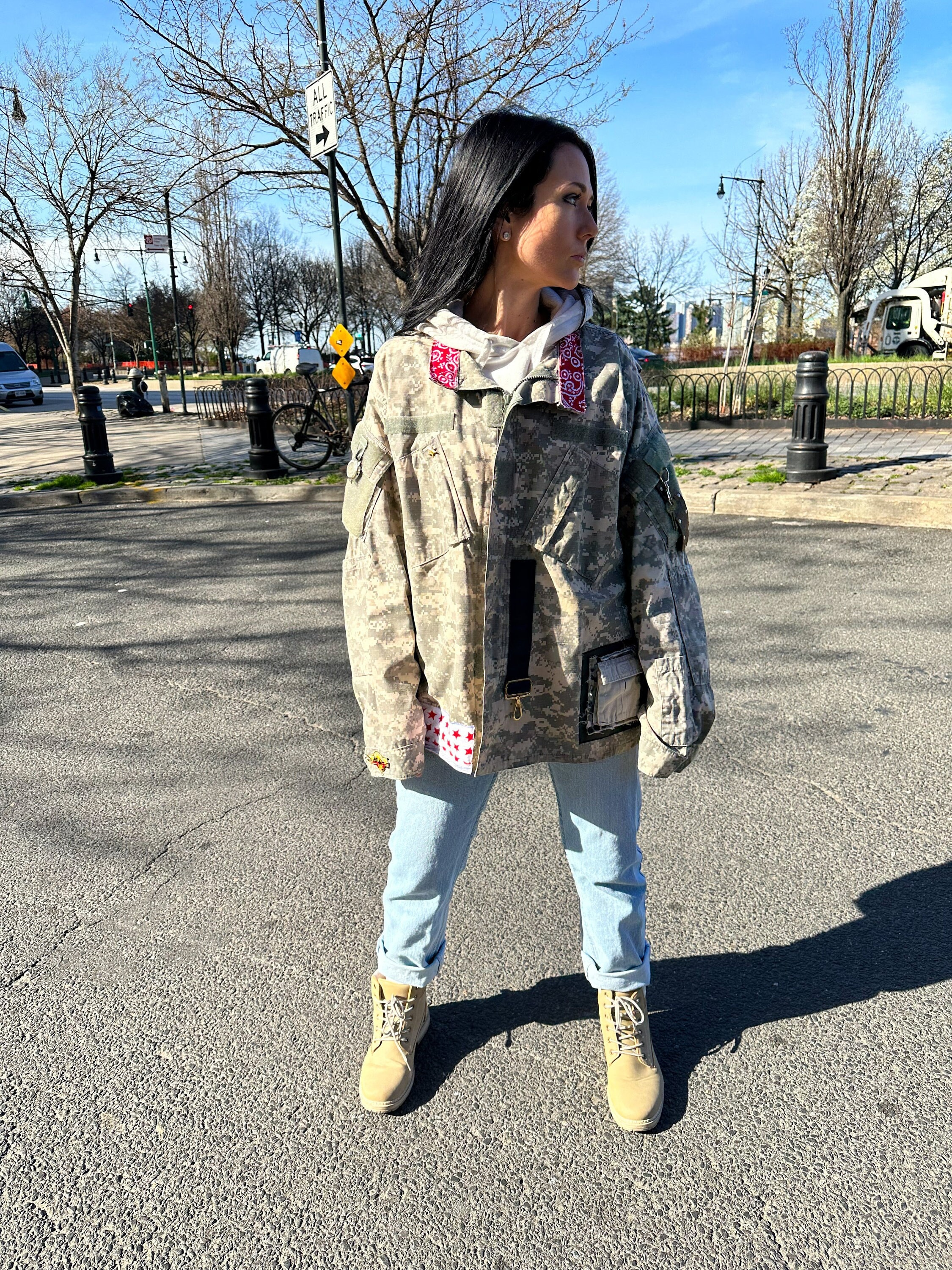 00S Archive Military Jacket Gimmick Heisei Y2K Grunge | eBay