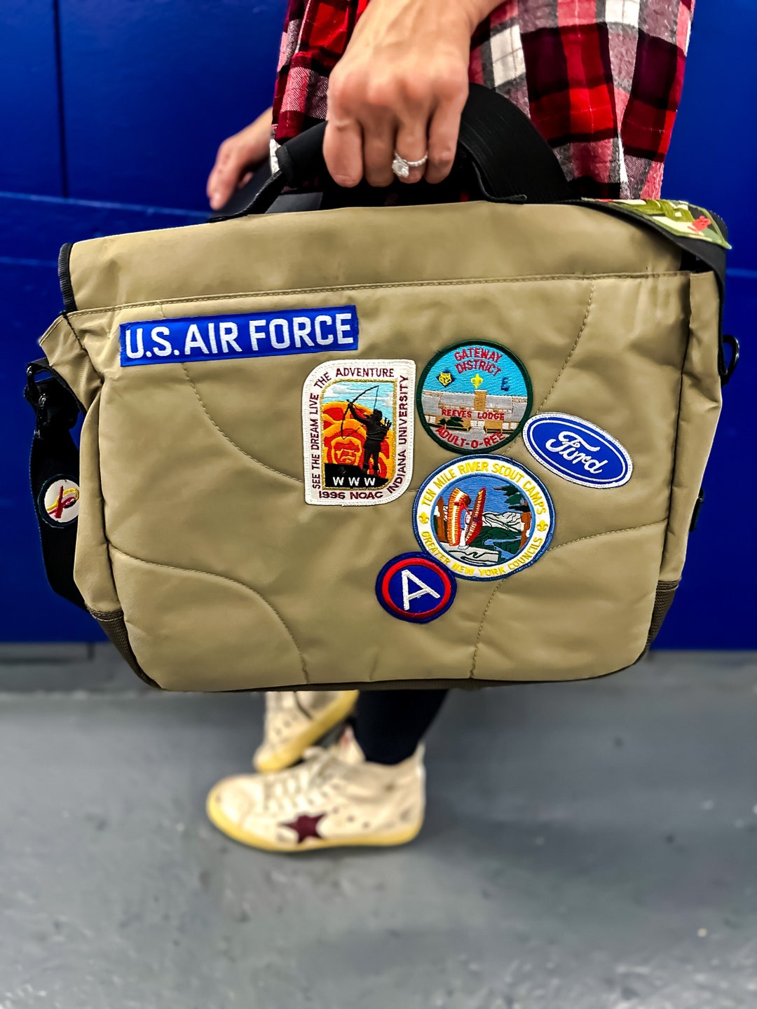 Logo-Patch Laptop Briefcase