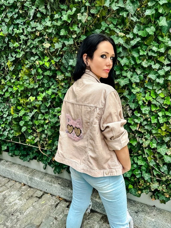 Custom corduroy jacket deals