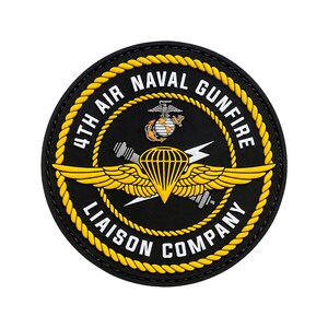 4th ANGLICO (Color) #2 | PVC Patch: 3" | Hook and Loop