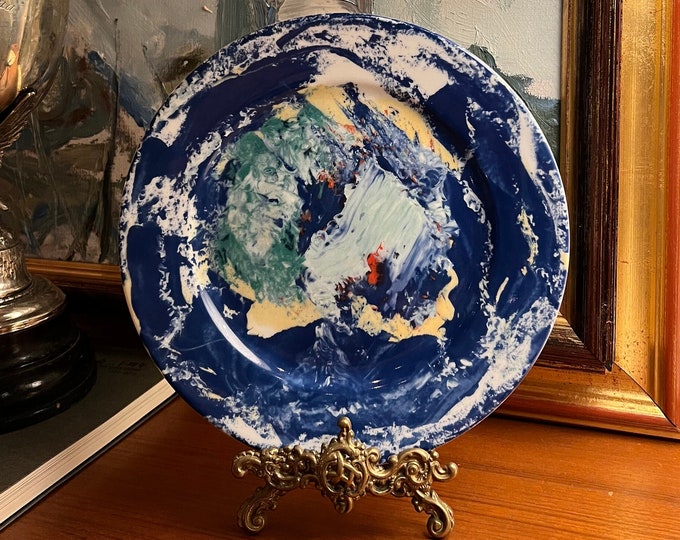 Rare Porsgrund Jakob Weidemann (1923-2001) signed plate, Norwegian Ikon, scandinavian contemporary art, collectible