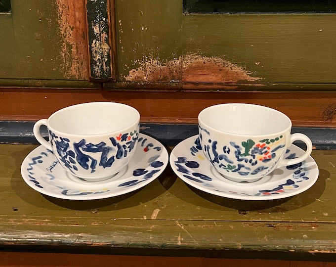Rare Porsgrund Jakob Weidemann (1923-2001) tea cup with saucer, Norwegian ICON, scandinavian modern art, collectible