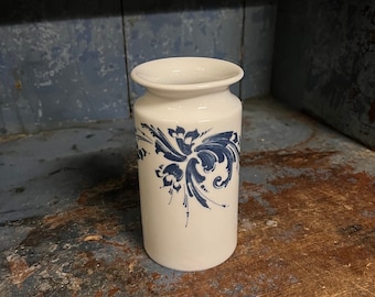 1970/80s Porsgrund rosemaling/rose painting vase / jar