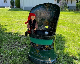 1800年代のノルウェー、テレマルク産のアンティークのローズマリング