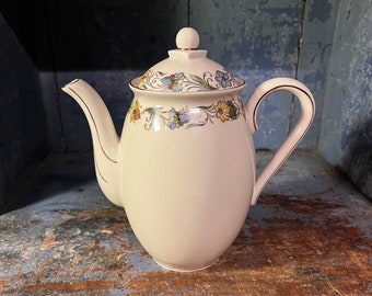 VTG 1949 PP -Nordisk coffee pot / jug, Art Deco style Norwegian design farmhouse style table serving, collectible