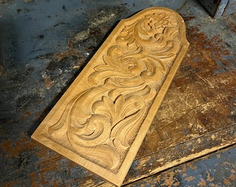 Dated 1998 Vintage Norwegian handcrafted Cutting Slicing Board/Wall Decor. Telemark rosemaling pattern Norway folkart, kitchen cabin decor.