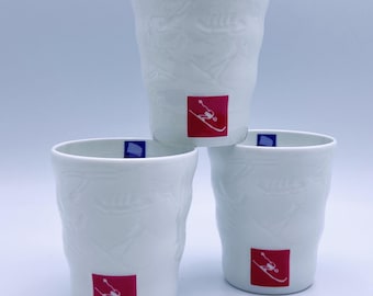 OL 1994 (1994 Winter Olympics) Porsgrund Porcelain Coffee Mug / Cup, collectible