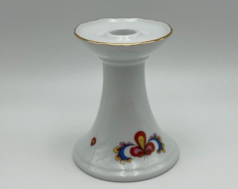 Rare Porsgrund 'Farmers Rose' Norwegian design candlestick / candle holder, Vintage design Norway/Scandinavian design