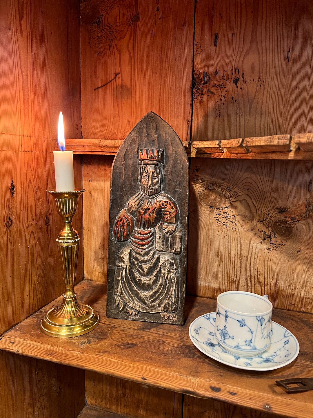 Decorative Items Norwegian Style Reference: Vintage Norwegian Hand Carved Wall Decor Norway Scandinavian Wood