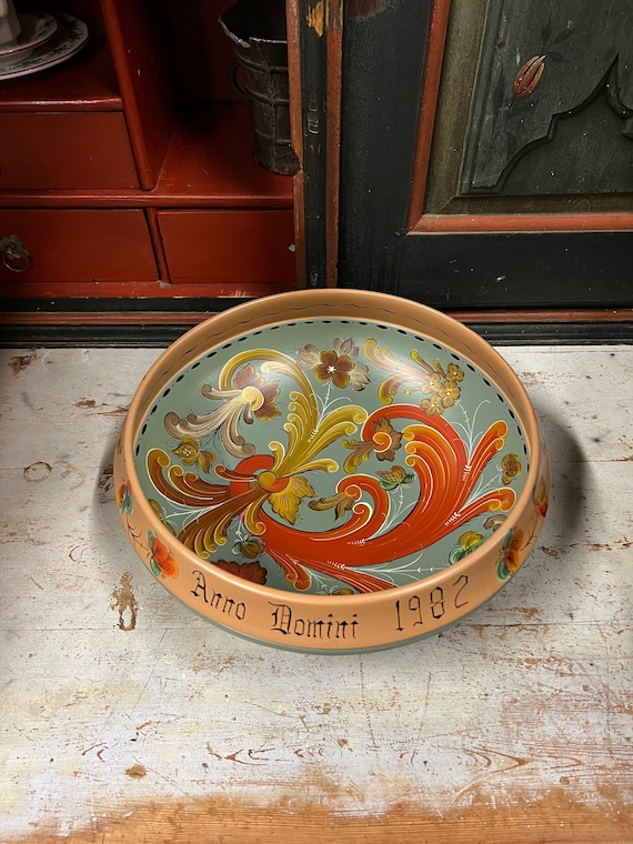 1980年代 直径35cm テレマークローズマリング製大型ビールボウル