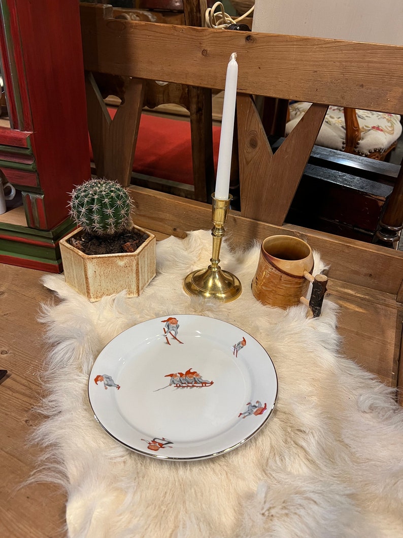 Porsgrund Nisse Porcelain Plate - Thumbnail 5