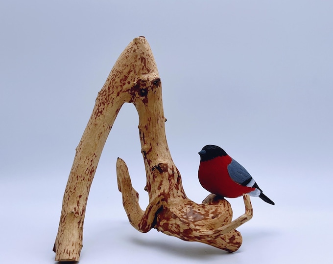 1980s vintage handcrafted Sculpture from Norway, RARE Norwegian folk art table decor, wood carving folkart, Collectible, Unique find