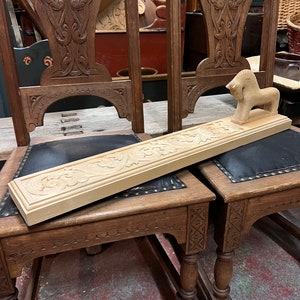 1980s&#39; Vintage Norwegian mangle board with nice carving, folkart from Norway, Scandinavian folk-Art, Christmas gift, Norsk heritage