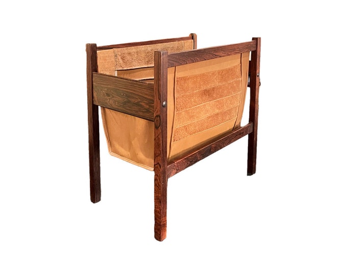 Torbjørn Afdal design "NEWS" LP/Newspaper/Magazine Rack/Cart by BRUKSBO Norwegian Ikon, Scandinavian mid-century modern, retro