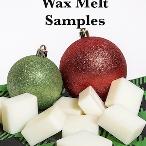 Christmas Wax Melt Samples : Winter Holiday Scents