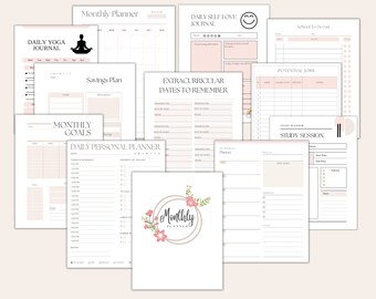 Juristischer Schulplaner - druckbare und digitaler Download für Apple/Android-Geräte + GoodNotes, Notability, Abode und mehr!