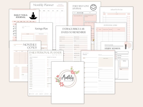 Law School Planner - Printable and Digital Download for Apple/Android Devices + GoodNotes, Notability, Abode, and More!