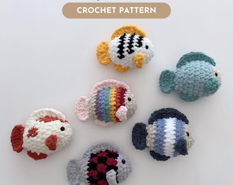 Finley the Fish — NUR Häkelanleitung, Häkelfisch-Anleitung, Amigurumi-Fisch-Anleitung, keine Häkelanleitung