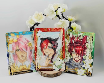 FFXIV Adventure Plates-fotokaarthouders