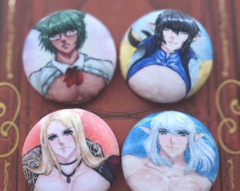 FFXIV Plush Button/Badges