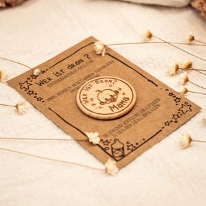 Decision coin parents, diaper coin, gift birth, expectant parents, expectant mom dad, personalizable, funny little something image 2