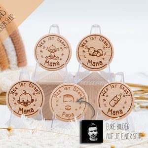 Geschenk Set Für Werdende Eltern - Mama Papa Tassen Mit Entscheidungsmünze