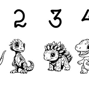 Personalized breakfast board for boys, children with dinosaurs as a gift for birth or for expectant parents image 2