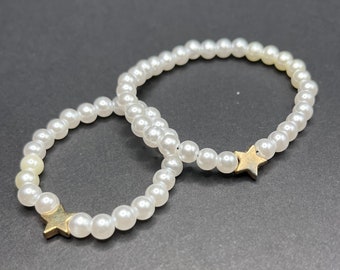 Star Pearl Bead Bracelet