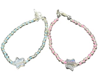 Star Charm Bead Bracelets