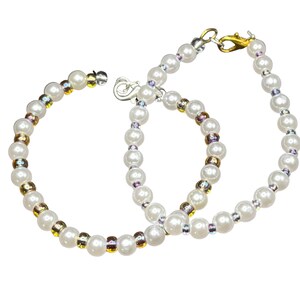 Iridescent Bead Bracelets