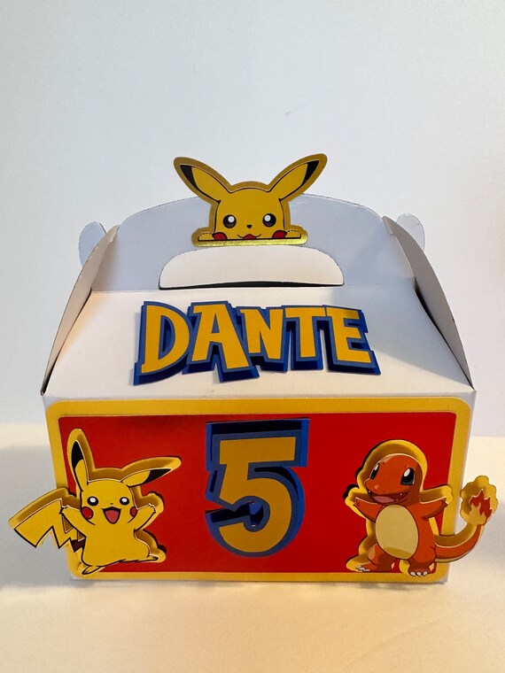 Pokemon Pikachu Favor Box. Candy Box. Treat Box. Gable Box -  Sweden