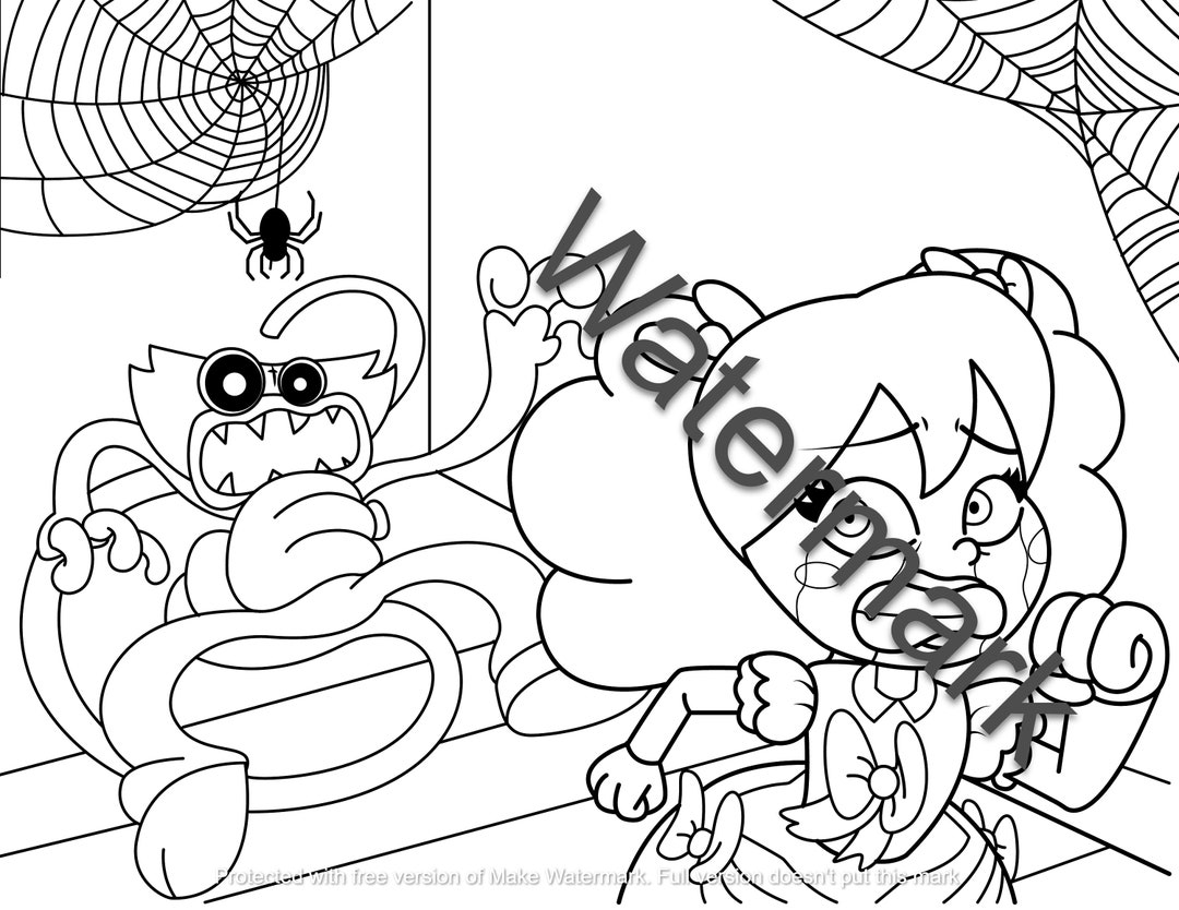 Poppy Playtime Coloring Pages 