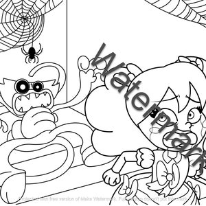 24 coloring pages of Poppy Playtime