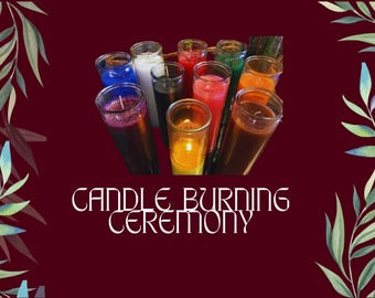Custom Candle Burning Ritual | Protection, Love, Money, Road Opening | Personalized Spiritual Work | Petition Included