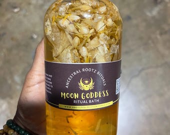 Handmade Moon Goddess Spiritual Bath | Ritual Bath Soak for Self-Love, Intuition & Feminine Energy