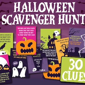 Caça ao tesouro de Halloween, caça ao tesouro de Halloween, jogo de Halloween para crianças, caça ao tesouro, jogo de festa de Halloween para impressão, atividade em sala de aula