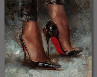Traje genial. Original óleo Pintura. Impresionismo. Arte. Contemporáneo