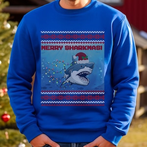 Daddy shark christmas sweater on sale