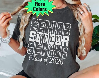 Senior Mom 2027 Shirt: Proud Mom Graduation Tee