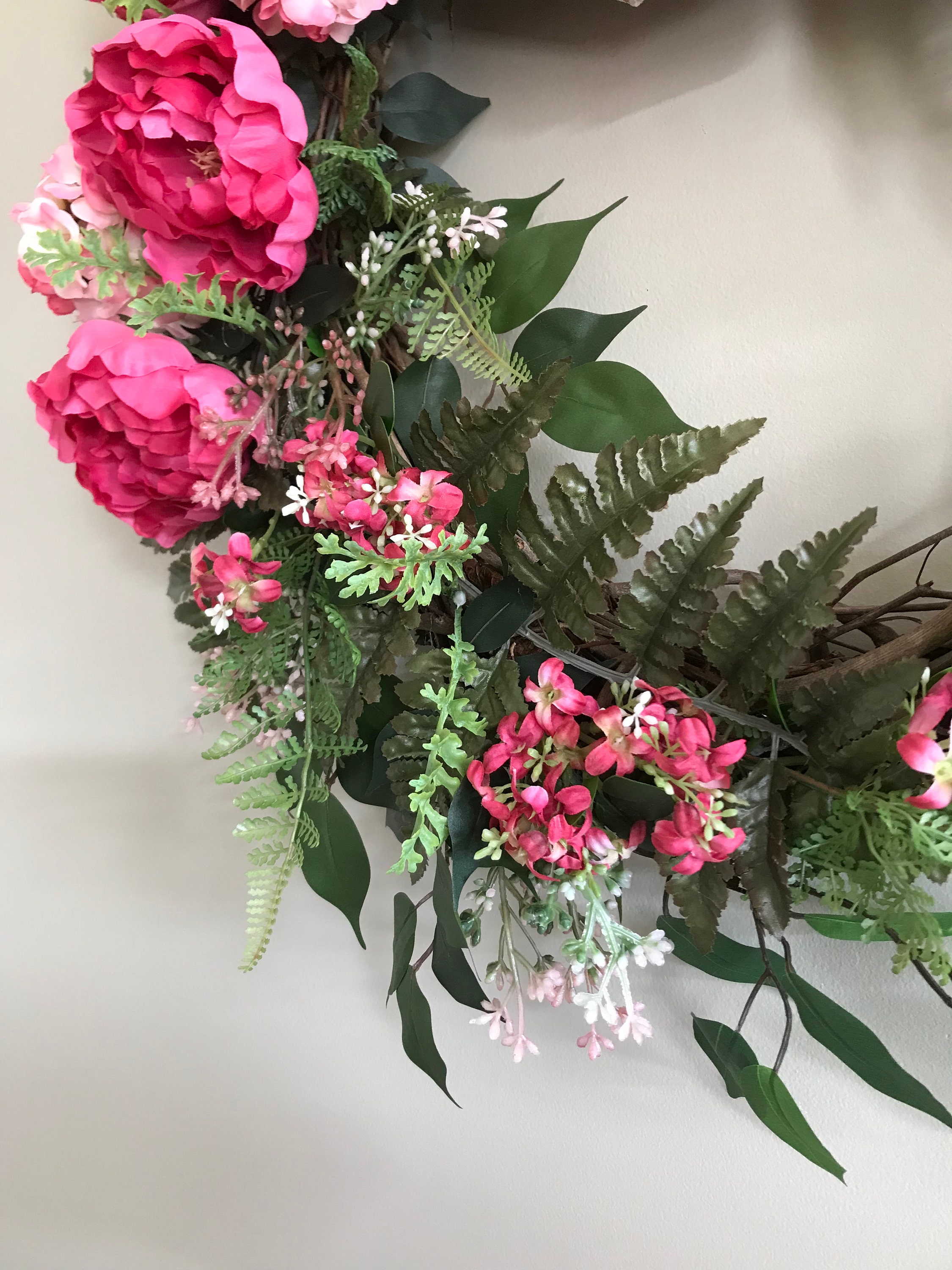 Spring Wreath, Summer Wreath, Front Door Wreath - Etsy