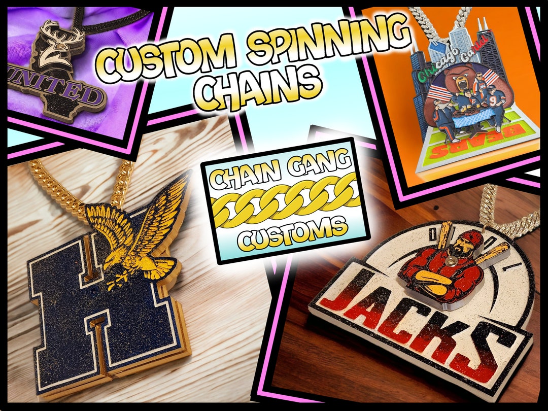 Custom Spinning Swag Chains Multiple Chain Types Available Etsy