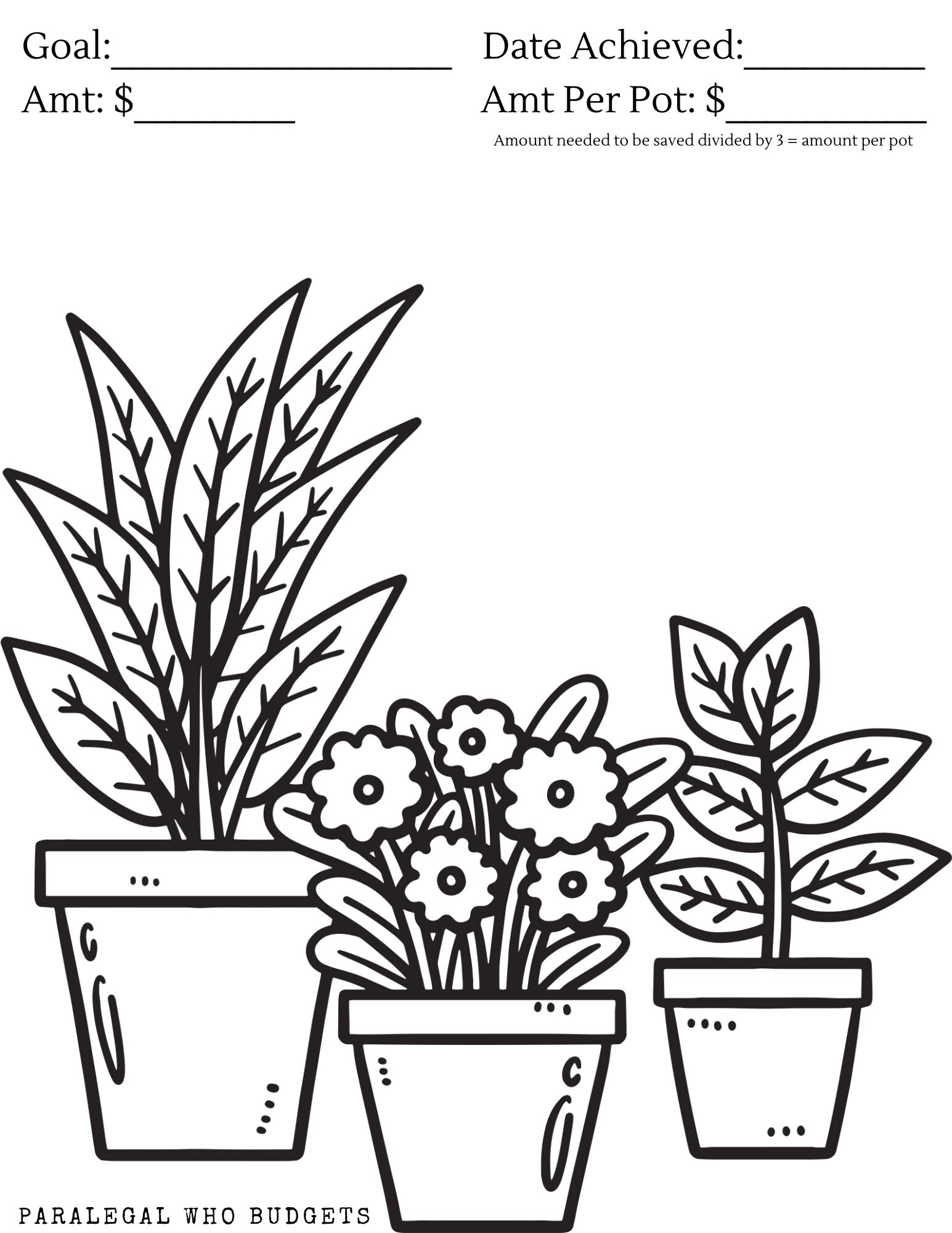 Savings Coloring Book | Printable Savings Book | Digital Savings ...