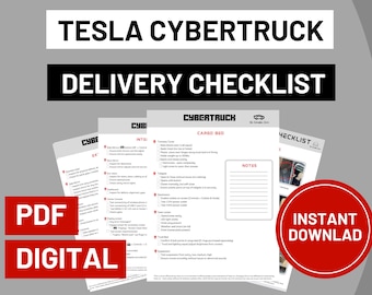 Tesla Cybertruck Delivery Checklist