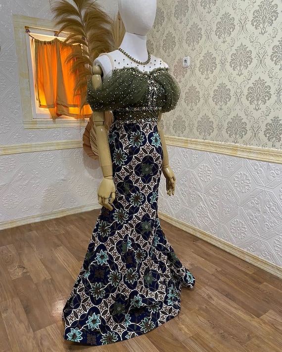 indonesian bridesmaid dresses Modern Kebaya Dress off Shoulder | Handmade Indonesian Kebaya | Elegant  Evening Gown | Custom Size Formal Wear | Bridesmaid Dress