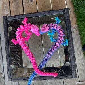 Elegant and Flexible 3D Printed Dragon Artwork for Collectors