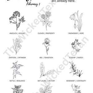 Imbolc Printable • Pagan Seasonal Wall Art • Witchy February Sabbat • Digital Wheel of the Year Download